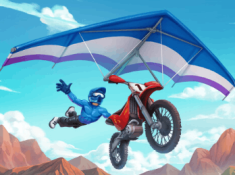 Airborne Motocross Bike Racing 