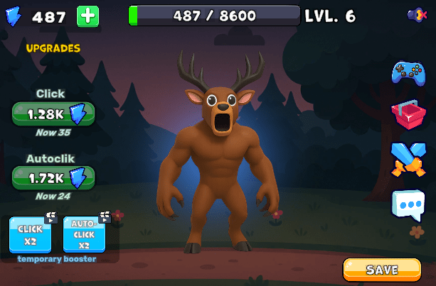 99 Nights in the Forest: Upgrade the Deer-Monster!