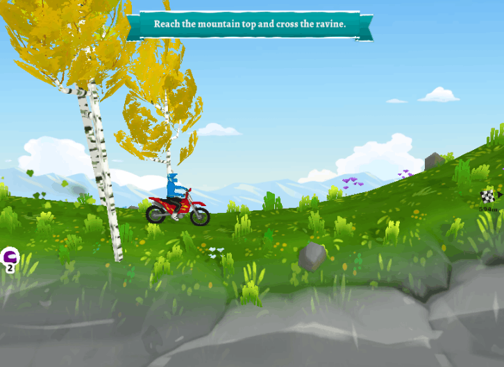 Airborne Motocross Bike Racing