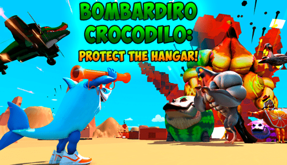 Bombardiro Crocodilo: Protect the Hangar!