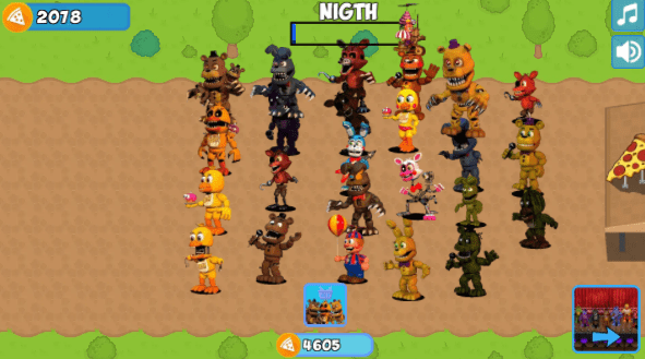 FNAF Battles: Defend the Pizzeria from Enemies