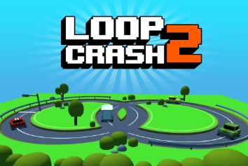 Loop Crash 2 is a fun arcade driving game with simple yet challenging gameplay. You control a car that continuously spins on a loop, trying to avoid collisions with other vehicles.