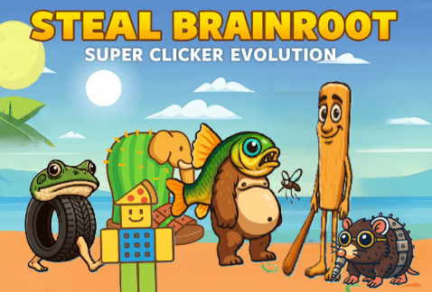 New Steal Brainroot Super Clicker Evolution