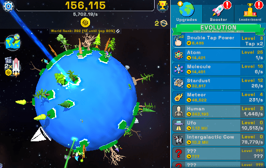 Planet Evolution: Idle Clicker