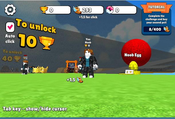 Speed per Click: Obby