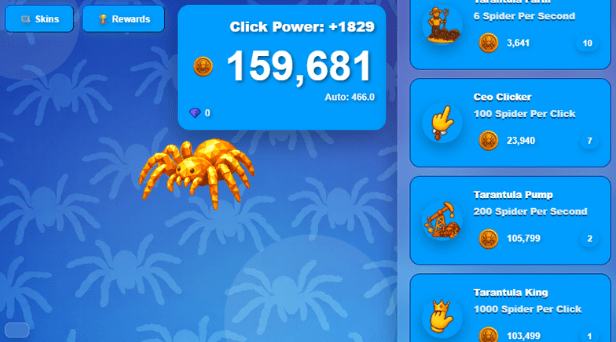 Tarantula Clicker