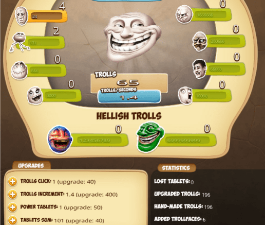 Trollface Clicker